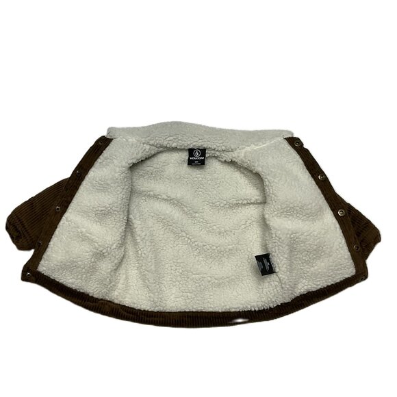 Volcom Baby Boy Corduroy Jacket with Sherpa Lining, Size 18 Months - Picture 3 of 5